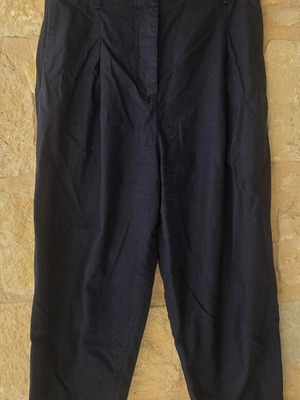 COS Women's Pleated Cropped Trousers Like New, Blue, Size S