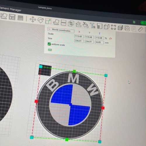 BMW light box made to order
