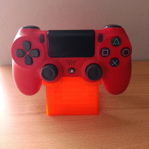 DualSock 4 controller stand orange transparent new