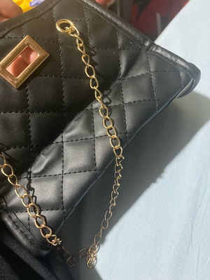 Women's shoulder bag unused black