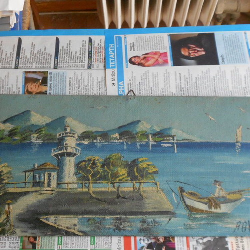 Paintings used, pack of 4 pieces