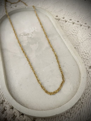 Unisex Stainless Steel Gold Chain Necklace new