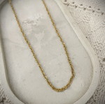 Unisex Stainless Steel Gold Chain Necklace new