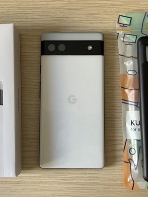 Google Pixel 6a smartphone, 128GB, white, Android
