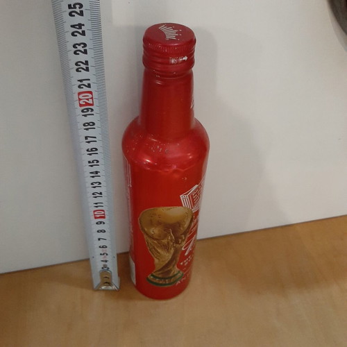 FIFA 2018 Budweiser Collectible Aluminum Beer Bottle used