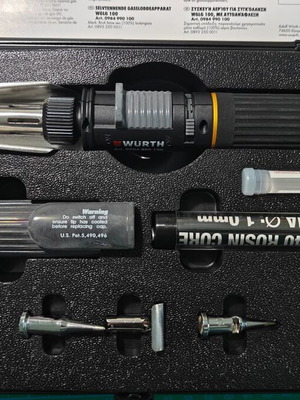 Σετ κολλητήρι αερίου Würth WGLG 100 με αυτόματη ανάφλεξη καινούργιο