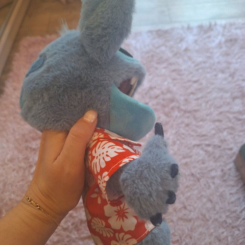 Stitch talking plush like new with original box
