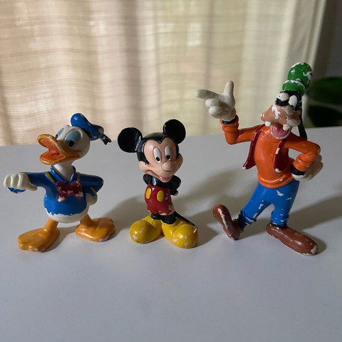 Vintage Disney x Bullyland figures used, set of 3