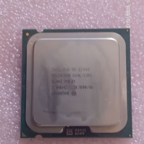 Intel Celeron E1400 CPU used, 2.00 GHz, Socket 775