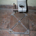 Wolfcraft drill stand used, metal