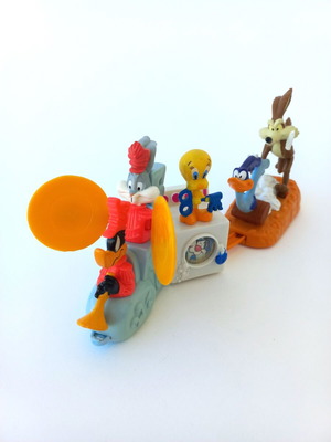 Συλλεκτικές φιγούρες McDonald's Looney Tunes 1995 σαν καινούργιες, σετ 3
