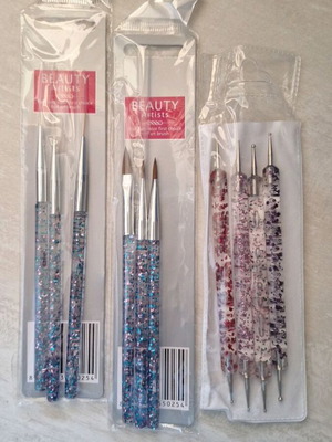 Beauty Artists σετ εργαλείων nail art με πινέλα και dotting tools, 10 τεμάχια