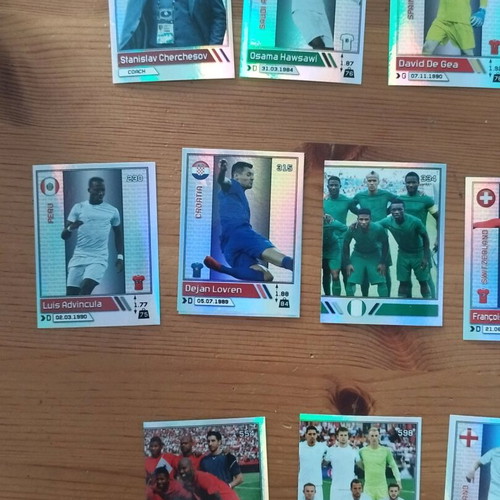 Αυτοκόλλητα Golden Stars world football 2018 καινούργια, πακέτο 25 τεμ.