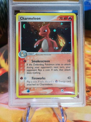 Картичка Charmeleon Ex Team Rocket Returns 2004 Holo Secret като нова