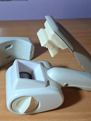 Rechargeable cheese grater used
