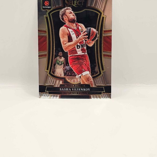 2025-26 Panini Euroleague Select Sasha Vezenkov base Premier level Olympiacos card