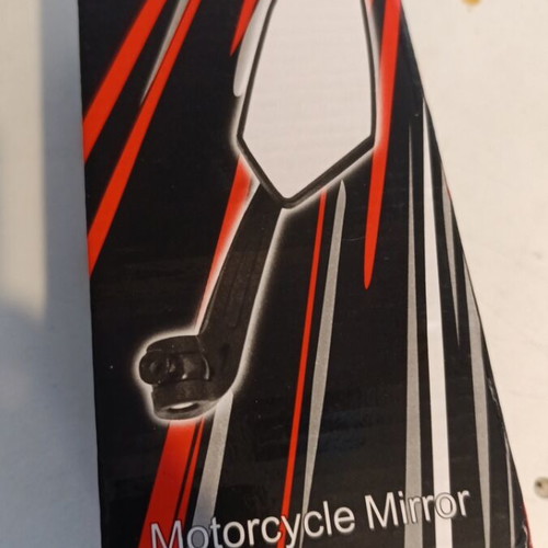 Motorcycle mirrors red new