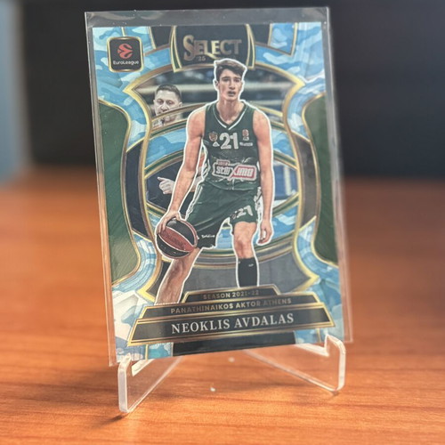 25-26 Panini EuroLeague Select Avdalas /99 Panathinaikos basketball card