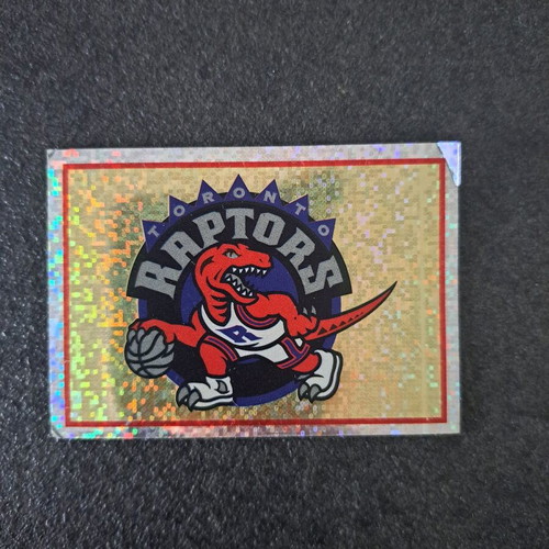 Panini NBA sticker used, Toronto Raptors logo