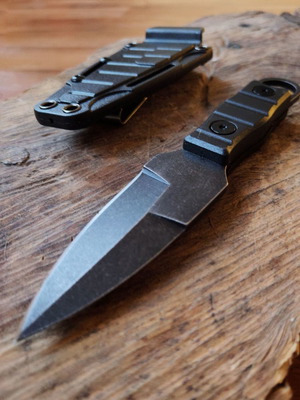 Kizlyar Yozh Wild Tactical Black Bushcraft hunting survival camping knife new