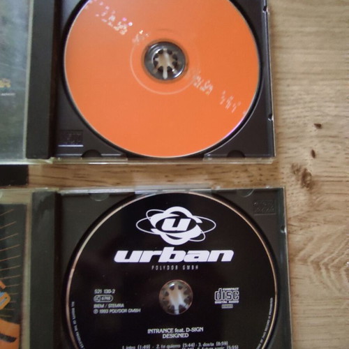 Trance CD albums used, 2 from 1993, electronic music