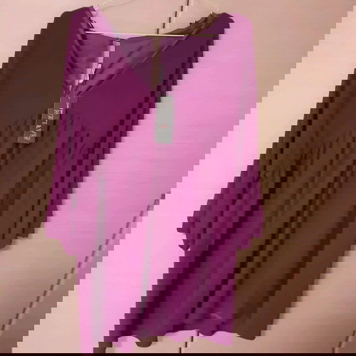 Blouse dress new, purple, size M