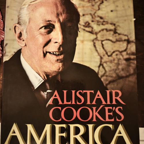 Alistair Cooke's America illustrated coffee table book used