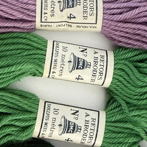 DMC Retors à Broder N° 4 Vintage Embroidery Thread Skeins, Lot of 83