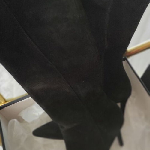 Marian suede leather boots new, black, size 39