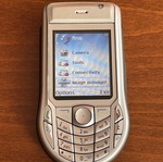Nokia 6630 phone used with original battery and charger