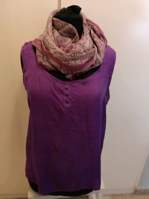 Silk blouse used, size XL