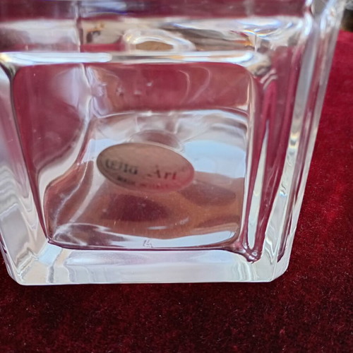 Drink bottle new with pure silver leaf, Made in Italy