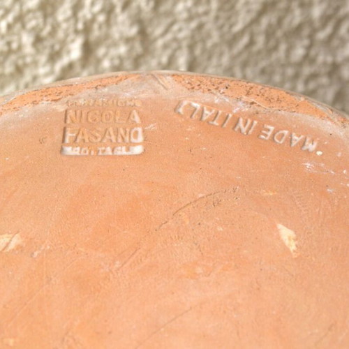 Amphora Nicola Fasano used, handmade ceramic from Puglia Italy