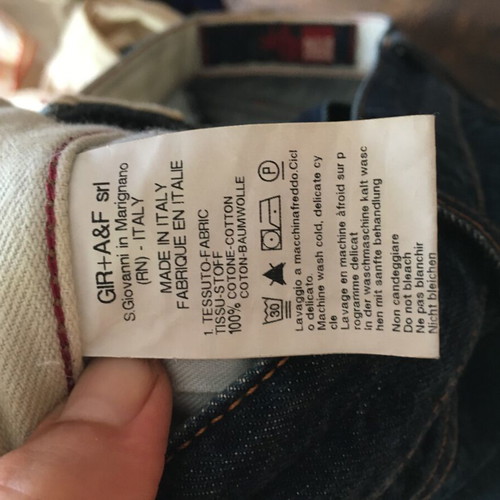 Vintage jeans Marithé & François Girbaud like new, size M, navy blue