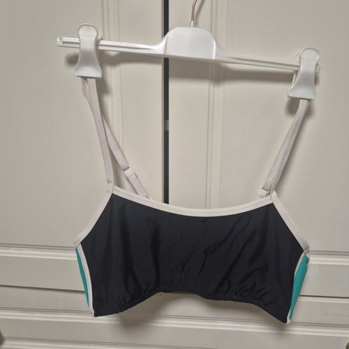 Bikini in sporty style size L like new, black/white/green