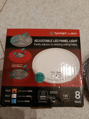 Spotlight LED adjustable ceiling panel light 8W