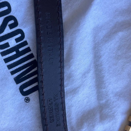 Moschino red belt like new