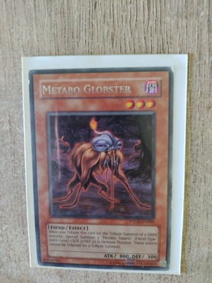 Metabo Globster Silver Ultimate Rare Yugioh card like new