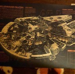  Συλλεκτικη Αφισα Star Wars Millenium Falcon
