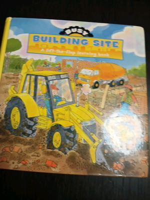 Building Site educational interactive book like new, English