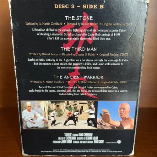 Kung Fu The Complete First Season DVD