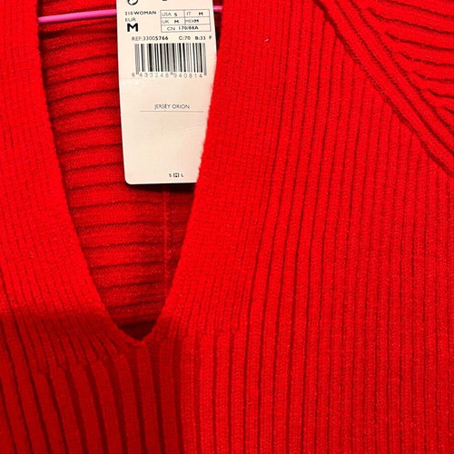 Mango red sweater size M brand new