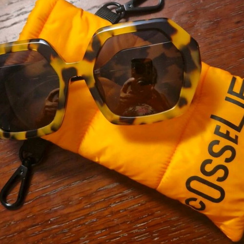 Cosselie sunglasses like new, animal print leopard, multicolor
