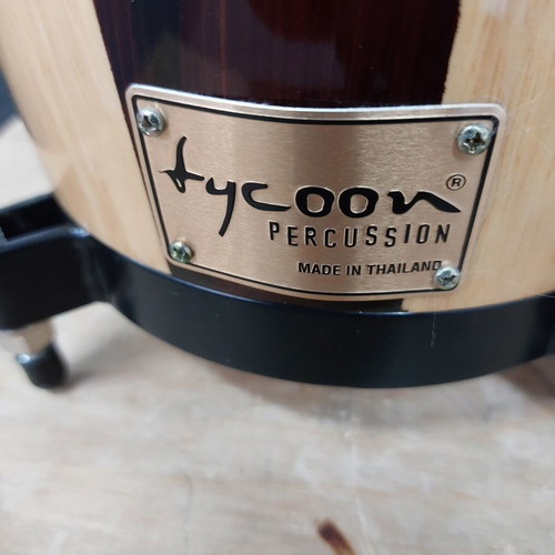 Tycoon Percussion Bongos Artist Series with Turkey Splash Cymbal 12" new