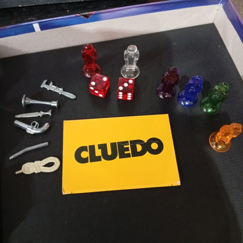 Cluedo classic mystery board game used