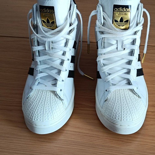 Adidas Superstar Ellure Wedge Platform High Top sneakers size 37.5 like new