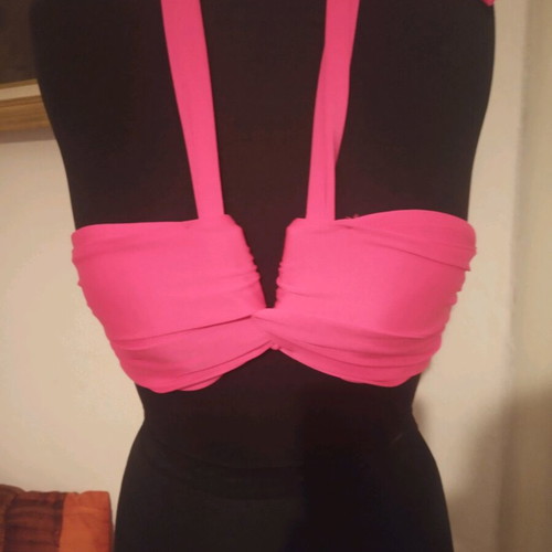 Swimsuit used size small fuchsia