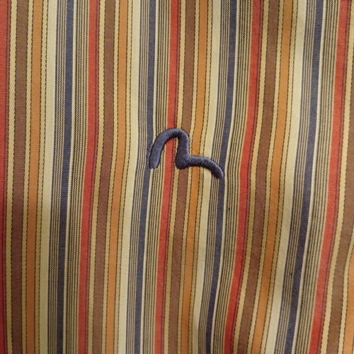 Evisu Deluxe striped shirt size L like new, multicolor