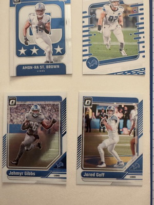 Lions Loot Panini Optic 2024 and Panini Absolute Football 2024 like new