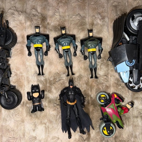 Vintage Batman bundle lot used figures